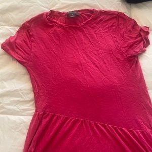 Short sleeve peplum type